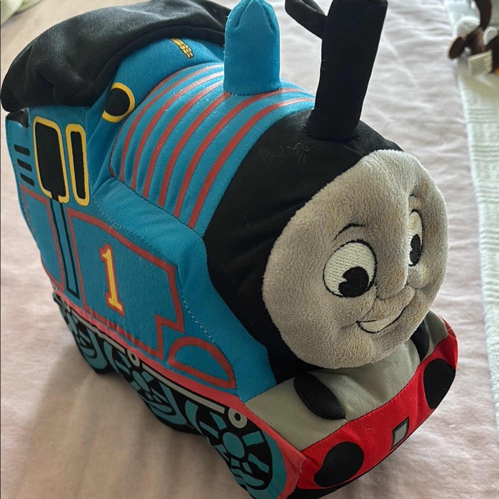 Thomas & Friends Blue and Black Stuffed Animal Plush